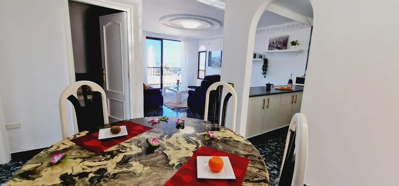 Garajonay 3 Bedrooms Apartment, Ocean & Pool View Playa Fanabe 0*,  Spain