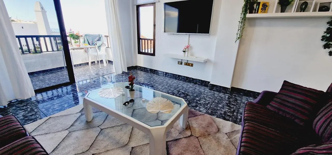 Garajonay 3 Bedrooms Apartment, Ocean & Pool View Playa Fanabe